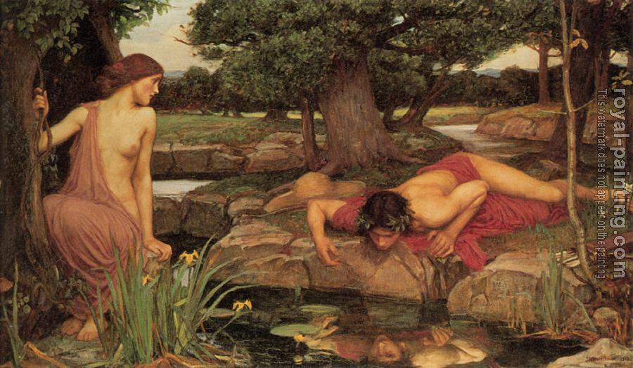 John William Waterhouse : Echo and Narcissus